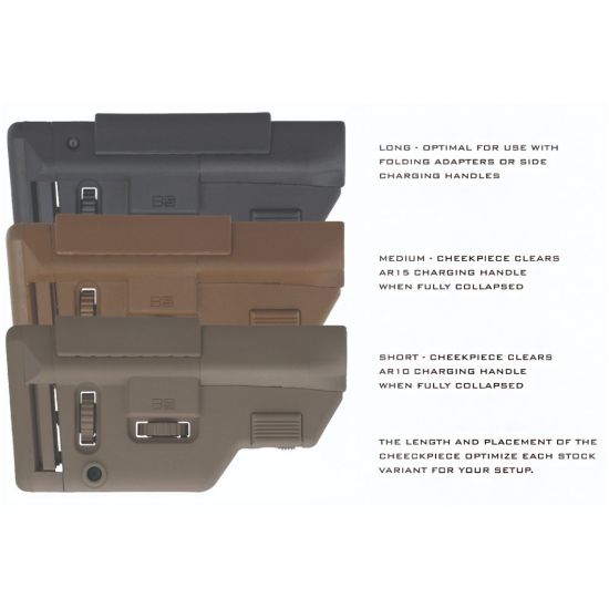 Picture of B5 SYSTEMS COLLAPSIBLE PRECISION STOCK MEDIUM, FDE