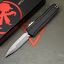 Picture of MICROTECH CYPHER II D/E OTF AUTOMATIC KNIFE, BLACK, 3.5 INCH, STONEWASH, 1242-10