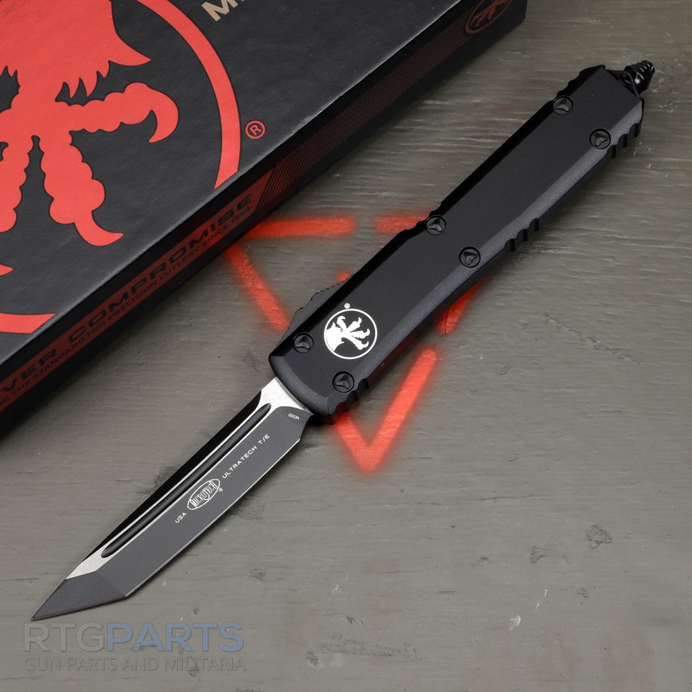 RTG Parts Microtech Ultratech, Tanto, T/E OTF, Automatic Knife, Black ...