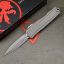 Picture of MICROTECH CYPHER II D/E OTF AUTOMATIC KNIFE, NATURAL CLEAR, 3.5 INCH, APOCALYPTIC, 1242-10APNC