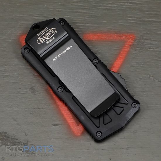 Picture of MICROTECH EXOCET T/E OTF AUTOMATIC KNIFE, BLACK, 1.94 INCH, 158-1T