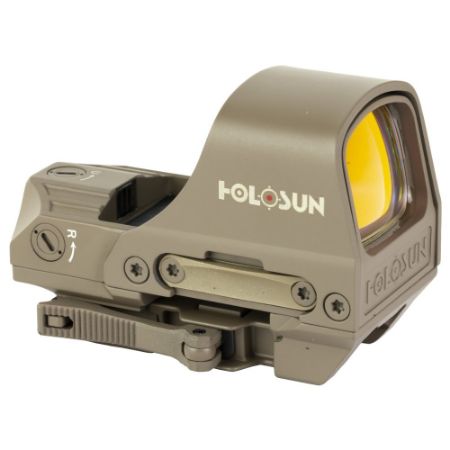 Picture of HOLOSUN HS510C REFLEX MRS, RED DUAL RETICLE QR, FDE