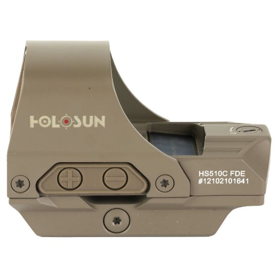 Picture of HOLOSUN HS510C REFLEX MRS, RED DUAL RETICLE QR, FDE