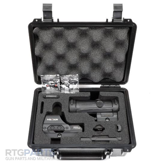 Picture of HOLOSUN HS510C REFLEX MRS, RED DUAL RETICLE QR, BLACK