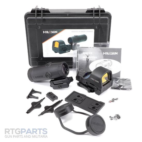Picture of HOLOSUN HS510C REFLEX MRS, RED DUAL RETICLE QR, BLACK