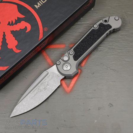 Picture of MICROTECH LUDT GEN III AUTO KNIFE, S/E, NATURAL CLEAR, 3.5 INCH, APOCALYPTIC, 1135-10APNC