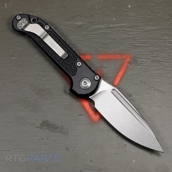 Picture of MICROTECH LUDT GEN III AUTO KNIFE, S/E, BLACK, 3.5 INCH, STONEWASH, 1135-10