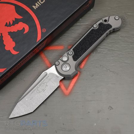 Picture of MICROTECH LUDT GEN III AUTO KNIFE, T/E, NATURAL CLEAR, 3.5 INCH, APOCALYPTIC, 1136-10APNC