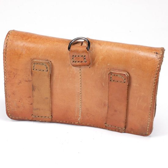 Picture of FRENCH LEATHER DOUBLE MAS CARTRIDGE POUCH