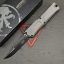 Picture of MICROTECH COMBAT TROODON INTERCEPTOR GEN III, OTF, NATURAL CLEAR, 4 INCH, BLACK BLADE, 1217-1NCS