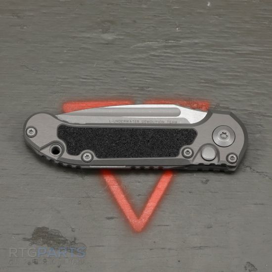 Picture of MICROTECH LUDT GEN III AUTO KNIFE, S/E, NATURAL CLEAR, 3.5 INCH, APOCALYPTIC, SERRATED, 1135-11APNC