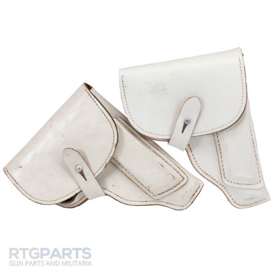 Picture of EAST GERMAN MAKAROV WHITE LEATHER HOLSTER