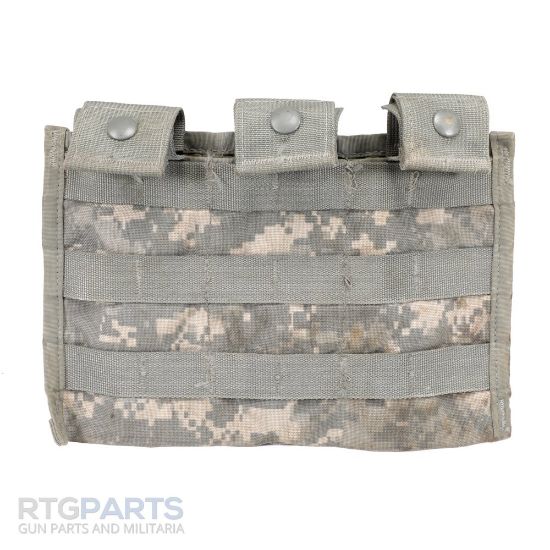 USGI ACU AR15 M4 3-CELL MAGAZINE POUCH, AT-DIGITAL, BIN-1482, RTG Parts