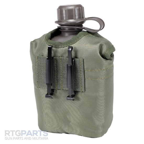 Picture of USGI STYLE REPRO CANTEEN WITH COVER & ALICE CLIPS