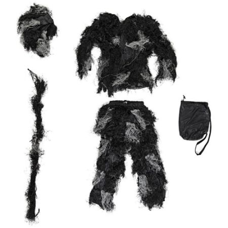Picture of NIGHT CAMO FR 4-PIECE GHILLIE SUIT, SIZE M/L