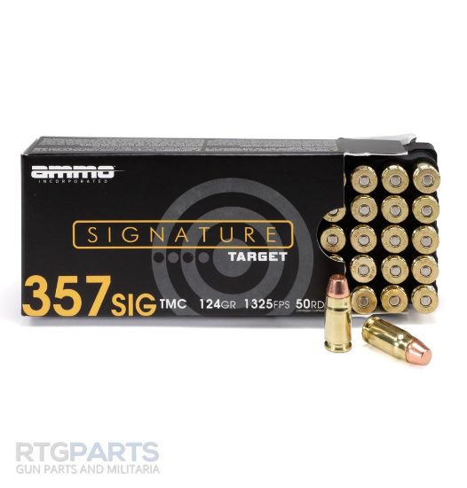 Picture of AMMO INC SIGNATURE .357SIG 124GR TMC, 50RD BOX