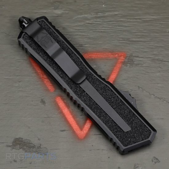 Picture of MICROTECH SCARAB II GEN III S/E OTF AUTOMATIC KNIFE, BLACK, 3.9 INCH, TACTICAL, 1278-1T