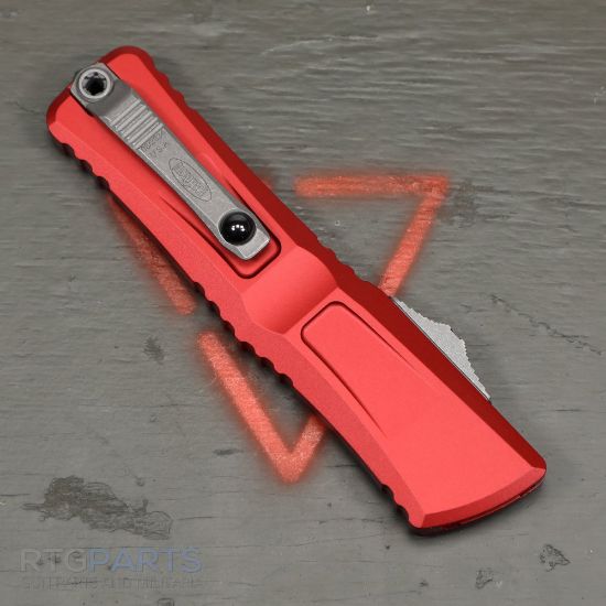 Picture of MICROTECH COMBAT TROODON GEN III T/E OTF AUTOMATIC KNIFE, RED, 4 INCH, APOCALYPTIC, 1144-10APRD