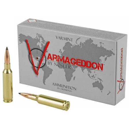 Picture of NOSLER VARMAGEDDON 6.5 CREEDMOOR, 90GR FLAT BASE TIPPED @ 3300FPS, 20RD/BOX