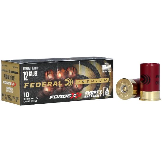 Picture of FEDERAL SHORTY SHOTSHELLS 12GA 1.75IN 00 BUCKSHOT 6-PELLETS, 10RD BOX