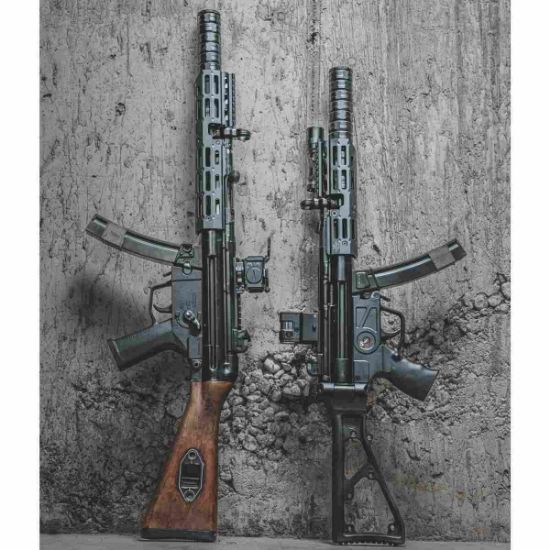 Picture of HK MP5K SP5K SUPPRESSOR HANDGUARD, M-LOK, MIDWEST INDUSTRIES