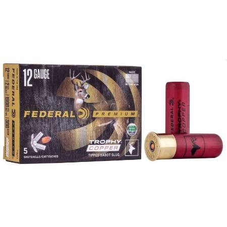 Picture of FEDERAL 12GA 2.75" 300GR TROPHY COPPER TIPPED SABOT SLUG FOR RIFLED BARRELS, 5/BOX
