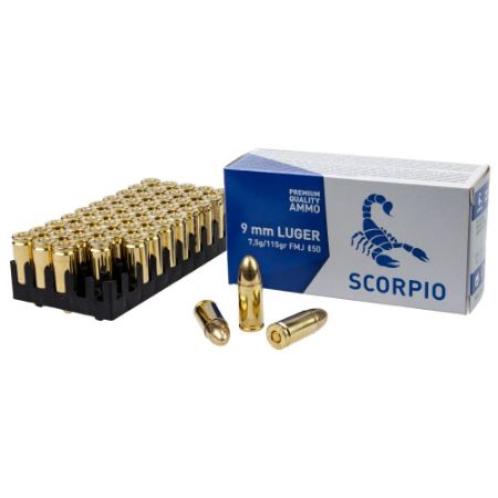 Picture of SCORPIO 9MM 115GR FMJ, 50RD BOX