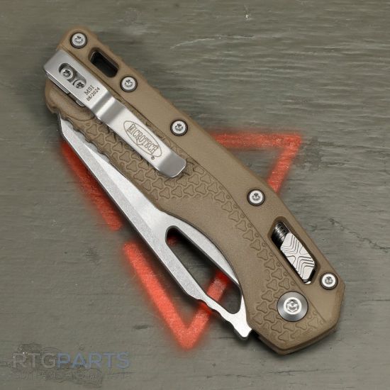 Picture of MICROTECH STANDARD ISSUE MSI, 30TH ANNIVERSARY, S/E, RAM-LOK, DARK EARTH POLYMER, 3.9 INCH, APOCALYPTIC, 210T-10PMDE30
