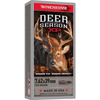 Picture of WINCHESTER DEER SEASON 7.62x39MM 123GR XP, 20RD BOX