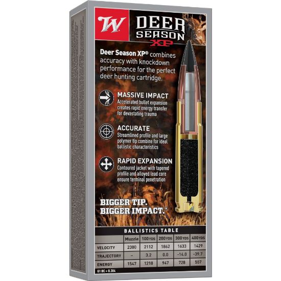 Picture of WINCHESTER DEER SEASON 7.62x39MM 123GR XP, 20RD BOX