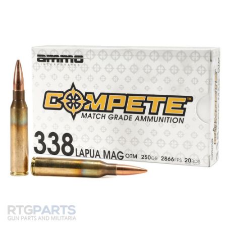 Picture of AMMO INC COMPETE 338 LAPUA MAGNUM 250GR OTM, 20RD BOX