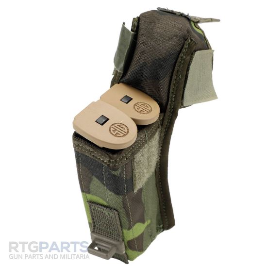 Picture of CZECH M95 CAMO 2-CELL DOUBLE PISTOL MAG POUCH, LIKE NEW
