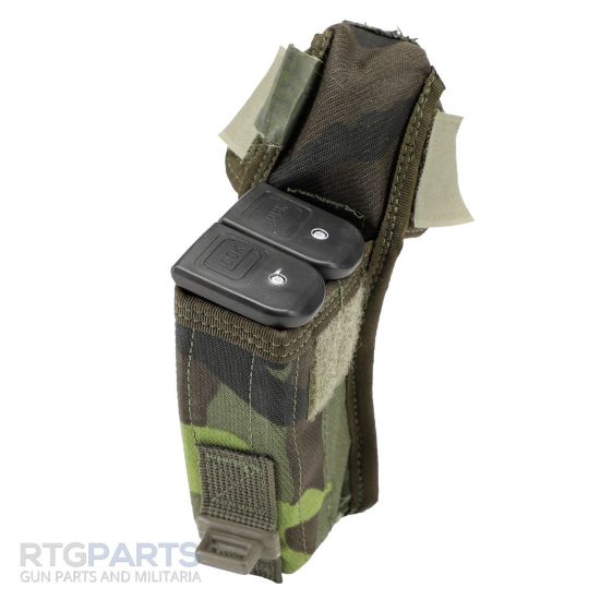 Picture of CZECH M95 CAMO 2-CELL DOUBLE PISTOL MAG POUCH, LIKE NEW