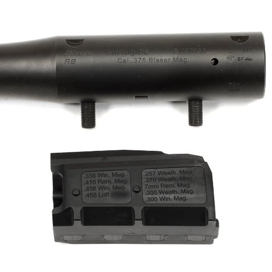 Picture of BLASER R8 SEMI-WEIGHT 25.5" BARREL IN .375 BLASER MAG WITH MAGAZINE