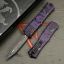 Picture of MICROTECH HERA II MINI D/E OTF, AUTOMATIC KNIFE, HALLOWEEN BATS, PURPLE, 3 INCH, APOCALYPTIC, 1702M-1HWBAS