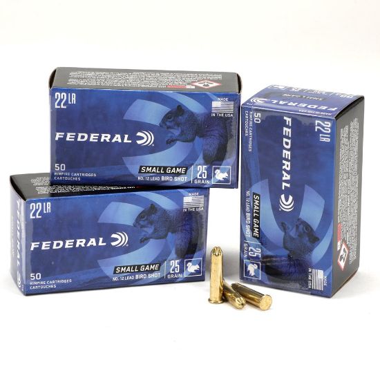 Picture of FEDERAL GAMESHOK .22LR SHOTSHELL #12 LEAD SHOT, 50RD/BOX