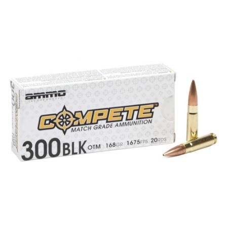 Picture of AMMO INC COMPETE 300 BLACKOUT 168GR OTM, 20RD BOX