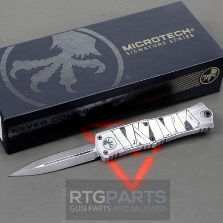 Picture of MICROTECH HERA II MINI D/E OTF, AUTOMATIC KNIFE, HALLOWEEN MUMMY WRAP, 3 INCH, APOCALYPTIC, 1702M-1HWMYS