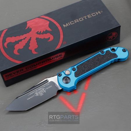 Picture of MICROTECH LUDT GEN III AUTO KNIFE, T/E, 3.5 INCH, BLUE, BLACK STANDARD, 1136-1BL