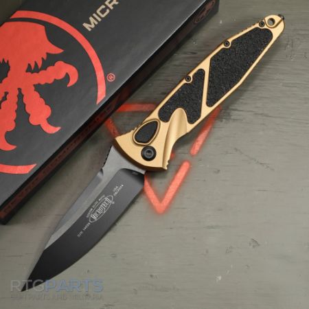 Picture of MICROTECH SOCOM ELITE AUTO KNIFE, S/E, TAN, 4 INCH, BLACK TACTICAL BLADE, 160A-1TA