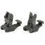 A.R.M.S., Inc., Sight, Fits Picatinny, Polymer Front and Rear Folding, Black, ARMS, AR15, AR-10, 71LF-R, ARMS71LF-R, RTG Parts