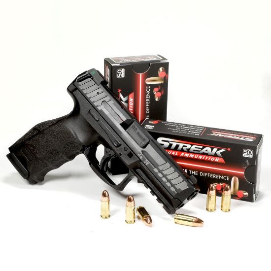Picture of AMMO INC STREAK 9MM 124GR TMC NON-INCENDIARY TRACER, RED, 50RD BOX