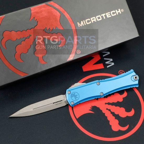 Picture of MICROTECH HERA II MINI D/E OTF, AUTOMATIC KNIFE, BLUE, 3 INCH, BLUE, 1702M-10APBL