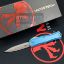Picture of MICROTECH HERA II MINI D/E OTF, AUTOMATIC KNIFE, BLUE, 3 INCH, BLUE, 1702M-10APBL
