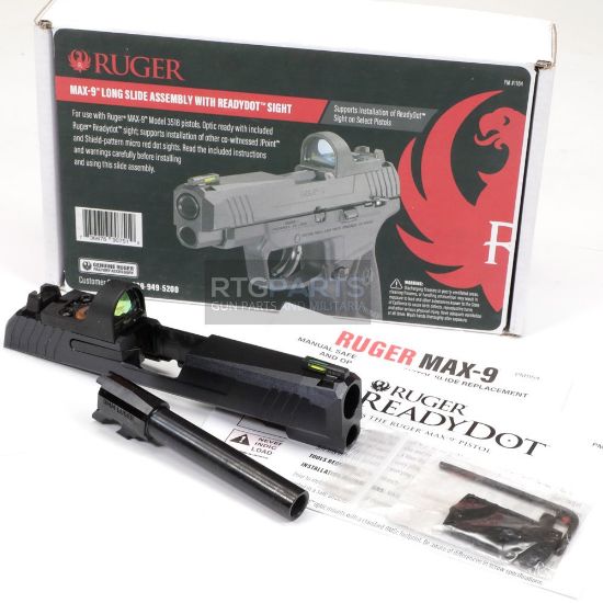 Picture of RUGER MAX-9 9MM COMPLETE LONG SLIDE ASSEMBLY W/ 4" BARREL & READYDOT