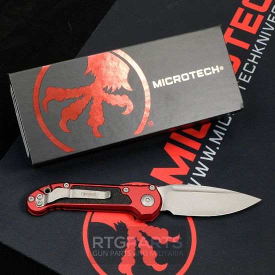 Picture of MICROTECH LUDT GEN III AUTO KNIFE, S/E, MERLOT, 3.5 INCH, APOCALYPTIC, 1135-10APMR