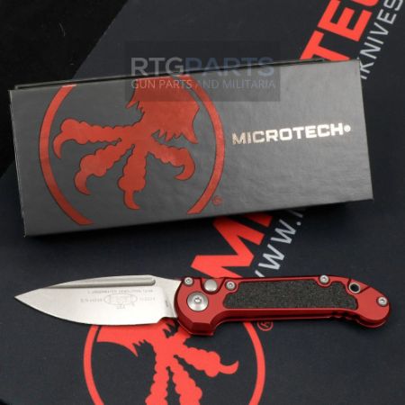 Picture of MICROTECH LUDT GEN III AUTO KNIFE, S/E, MERLOT, 3.5 INCH, STONEWASH, 1135-10MR