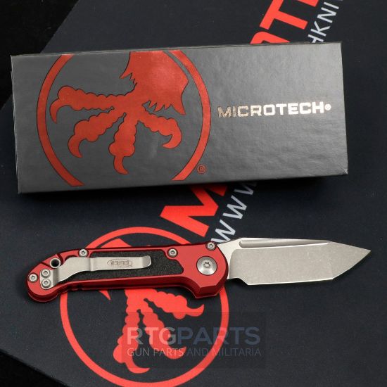 Picture of MICROTECH LUDT GEN III AUTO KNIFE, T/E, MERLOT, 3.5 INCH, APOCALYPTIC, 1136-10APMR
