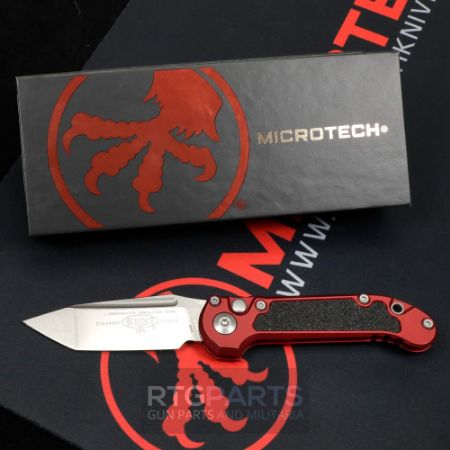 Picture of MICROTECH LUDT GEN III AUTO KNIFE, T/E, MERLOT, 3.5 INCH, STONEWASH, 1136-10MR