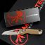 Picture of MICROTECH STANDARD ISSUE MSI, S/E, RAM-LOK, POLYMER DARK EARTH, 3.9 INCH, APOCALYPTIC, FULLY SERRATED, 210T-12APPMDE